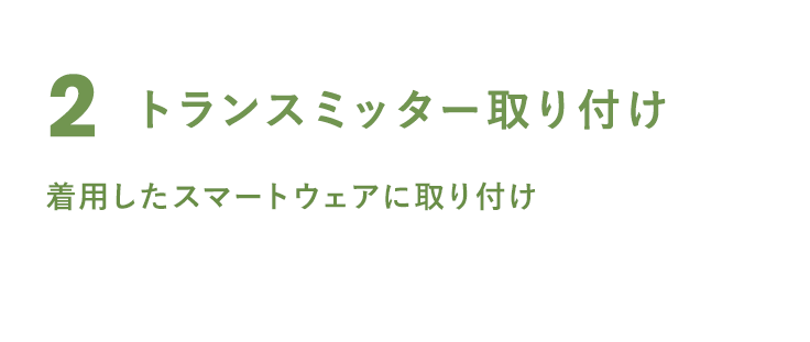 2 トランスミッター取り付け