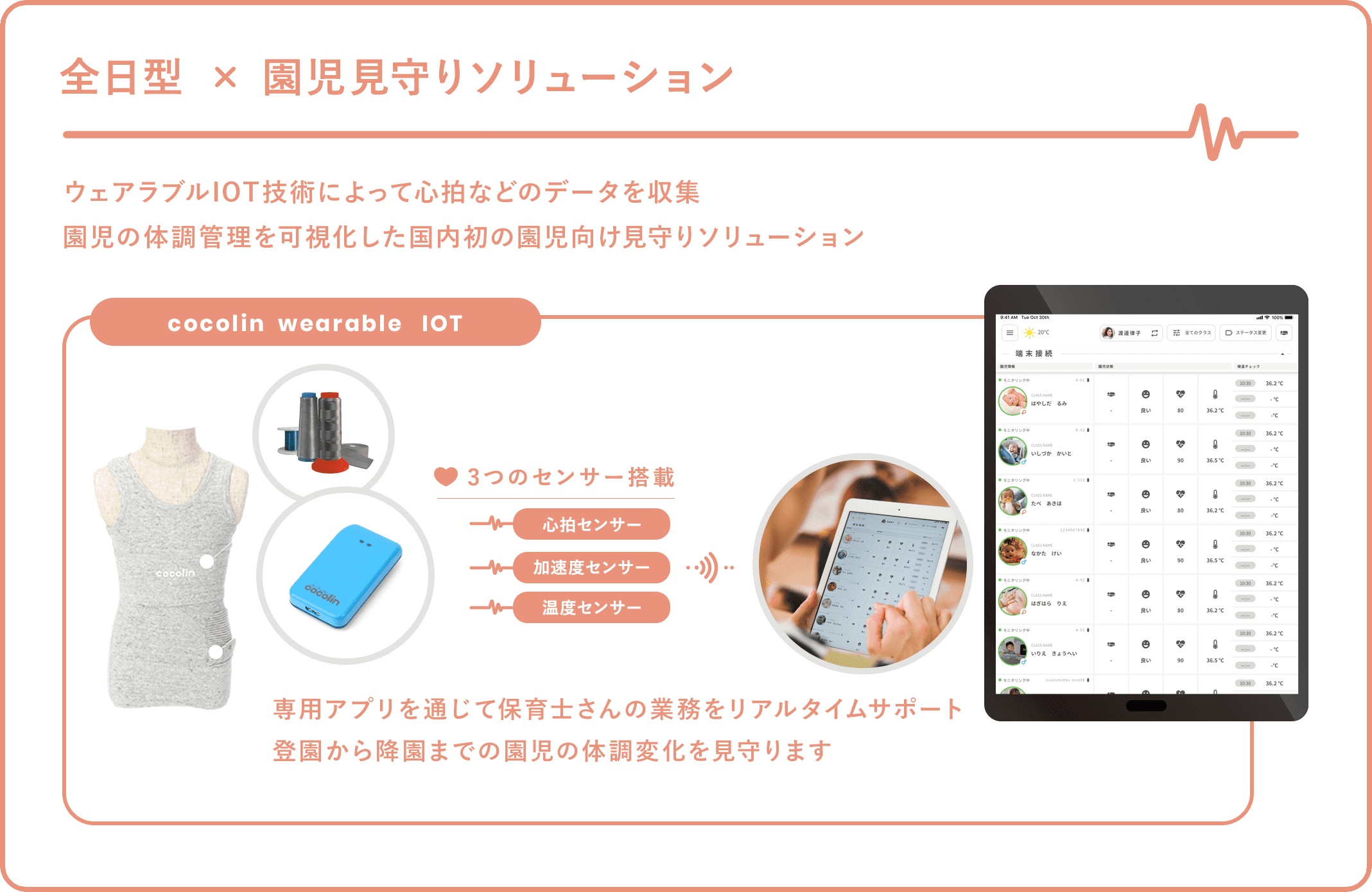 全日型×園児向け見守りソリューション